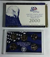 2000 US Mint quarter proof set