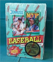 Sealed package of 1991 baseball cards