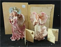 Two Charming Angels with charms from the Boyds