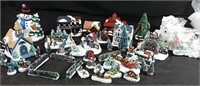 Hand painted Christmas village - 2 still to be