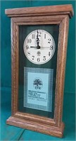 Hand crafted wall clock with space to add 4x6