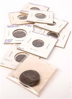 Coin 10 Assorted Coins From Ancient Roman Empire+