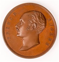 Coin 1824 Prince Eugene Beauhanais Napoleon Bronze
