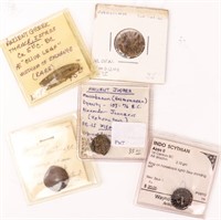Coin 5 Ancient coins - Judaea - Greece - B.C.
