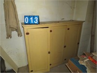 WOOD CABINET 16 1/4 X 63 X 49 BRING HELP TO REMOVE
