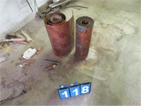 2 ROLLS OF COPPER FLASHING ONE IS PARTIAL