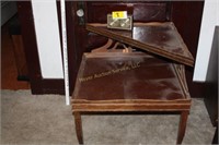 Vintage End Table & Clock