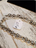 Valuable SS Chain Signed Two Places "Tiffany"