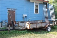 Homemade Utility Trailer w/aluminum ramps