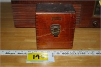 Antique Hatch Chemical Wooden Box