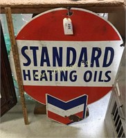 LARGE STANDARD HEATING OILS SIGN