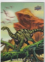 Upper Deck Dinosaurs 3D card #15 Mussaurus