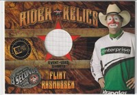 PBR 8 Seconds Flint Rasmussen Rider Relics card