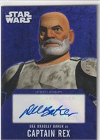 Star Wars Evolution D Baker Capt Rex Autograph /25