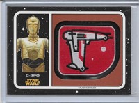 Star Wars C-3PO Patch card