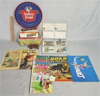 Postcard Album, Toys, Comic Book Lot