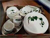 California Ivy poppytrail vintage dinnerware