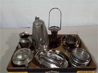 Cuter, Silver Plate and stainless serving pieces