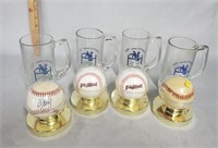 Baltimore Colts Corrals Cups, Signed Baseballs
