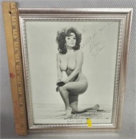 Pin-Up Girl Blaze Starr Autographed Nude Photo