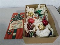 Vintage Christmas ornaments and personalized