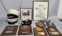 Military Lot Tomahawk, Plaques, Hats, Desk Model