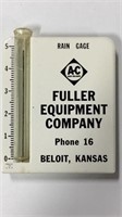Vintage Fuller Equipment Co. rain gauge