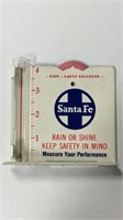 Vintage Santa Fe rain gauge recorder