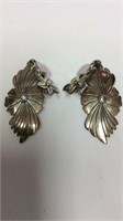 Silver earrings with mop 16.76 grms w/ stones