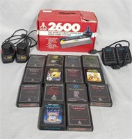 Atari 2600 Game System, Paddles,14 Games