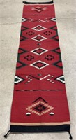 119" x  31"  Native American Runner Carpet Rug
