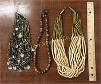 LOT OF 3  NECKLACES