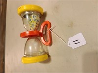 Vintage 1970's Fisher Price Shake and Roll Rattle