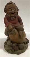 Tom Clark Resin Figure Of Gnome On A Pear