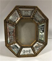 Mirrored Octagon Picture Frame