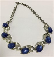Fashion Necklace With Blue Stones