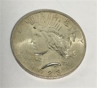 1923 Peace Silver Dollar, Ms62