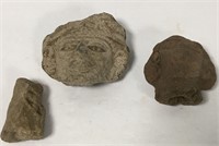 Group Of Terra Cotta / Clay Pottery Fragments