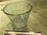 Large Glass Ice Bucket