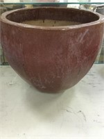 Large Red Clay Planter Pot  Apprx 14" x 12”