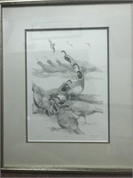 Quail signed & Numbered Cada Smith 16x20
