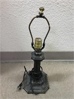 Metal Lamp - Apprx 16" Tall