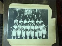 Large Vintage B & W Photo