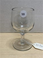 Early Pressed Glass Goblet