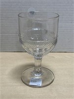 Pressed Glass Goblet
