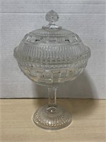 Pressed Glass Compote - Bryce Higbee