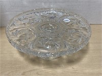 Crystal Cake Stand - pinwheel pattern made in