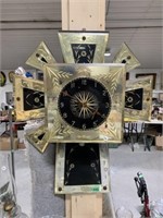 Repaired Art Deco Clock with key