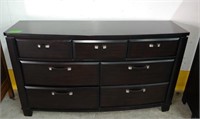 Dark Wooden Dresser, 7 drawers, great condition-