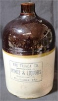 Antique "Triaca Co. Baltimore, MD" Stoneware Jug